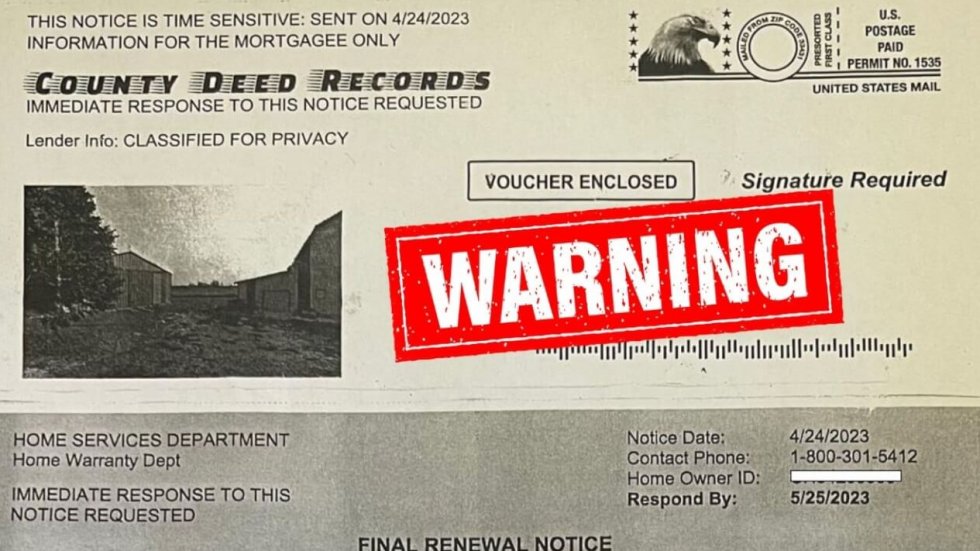 Deed Scam Warning Blog